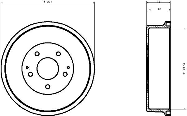 HELLA PAGID Jarrurumpu 8DT 355 300-331